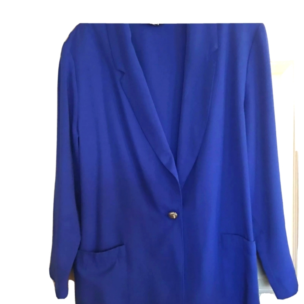Requirements Royal Blue Blazer,size 18 - Picture 1 of 6